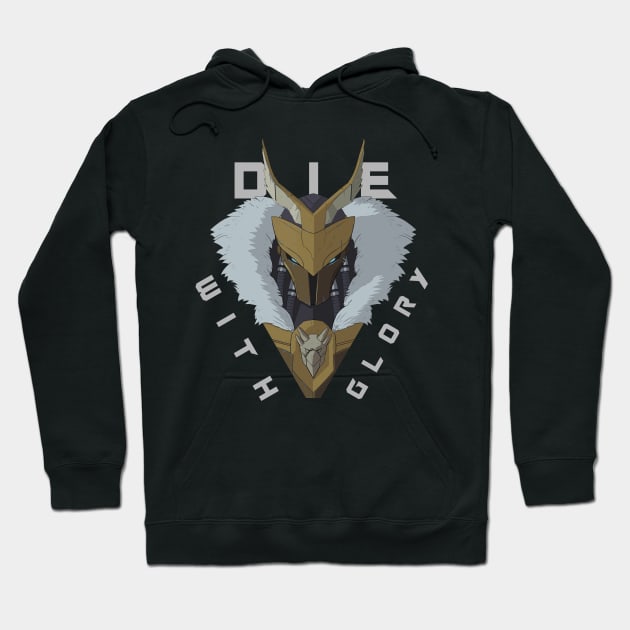 DIE WITH GLORY Hoodie by ThePipeDreamer